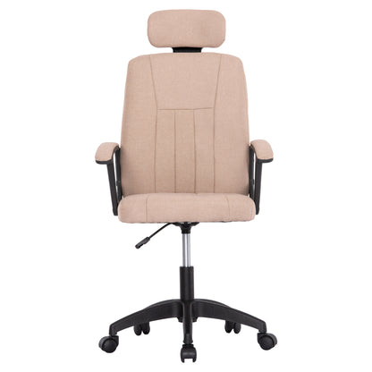 Office Chair Nimble Hm1199.13 Khaki Fabric-black Frame And Base 59x64x122hcm.