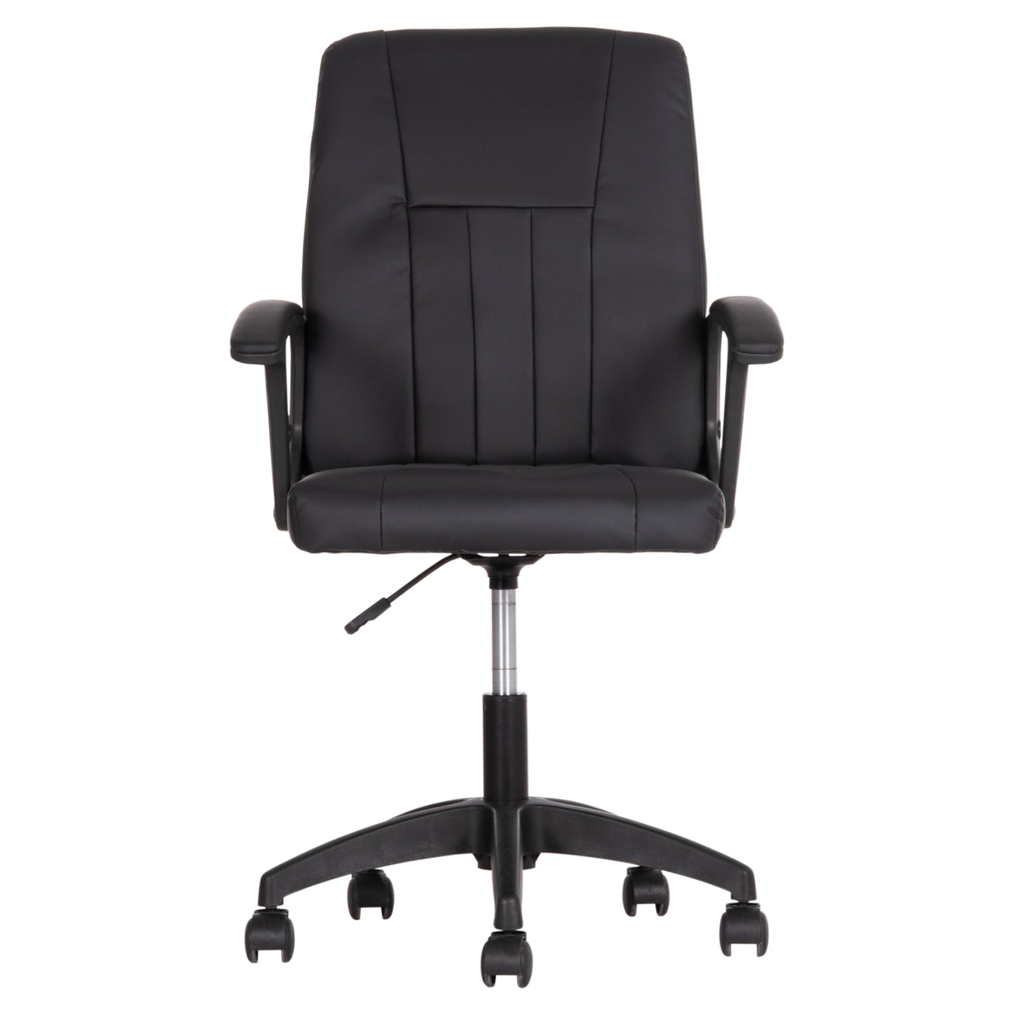 Office Chair Nim Hm1200.01 Black Pvc-black Frame And Base 58x65x100hcm.