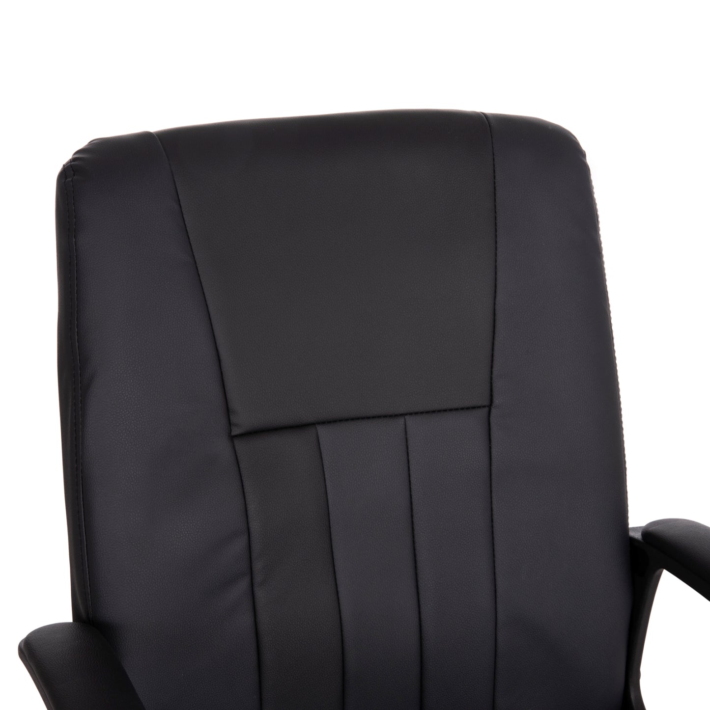 Office Chair Nim Hm1200.01 Black Pvc-black Frame And Base 58x65x100hcm.