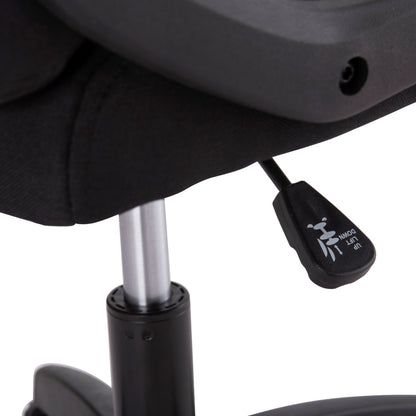 Office Chair Nim Hm1200.11 Black Fabric-black Frame And Base 58x61x101.5hcm.