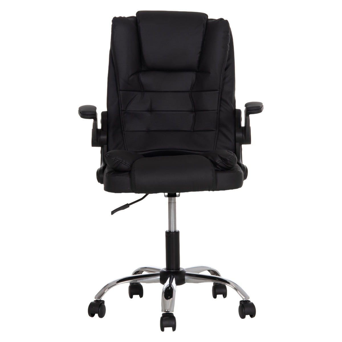 Office Chair Canan Hm1201.11 Black Pvc--chrome Base 63x62x93-101hcm.