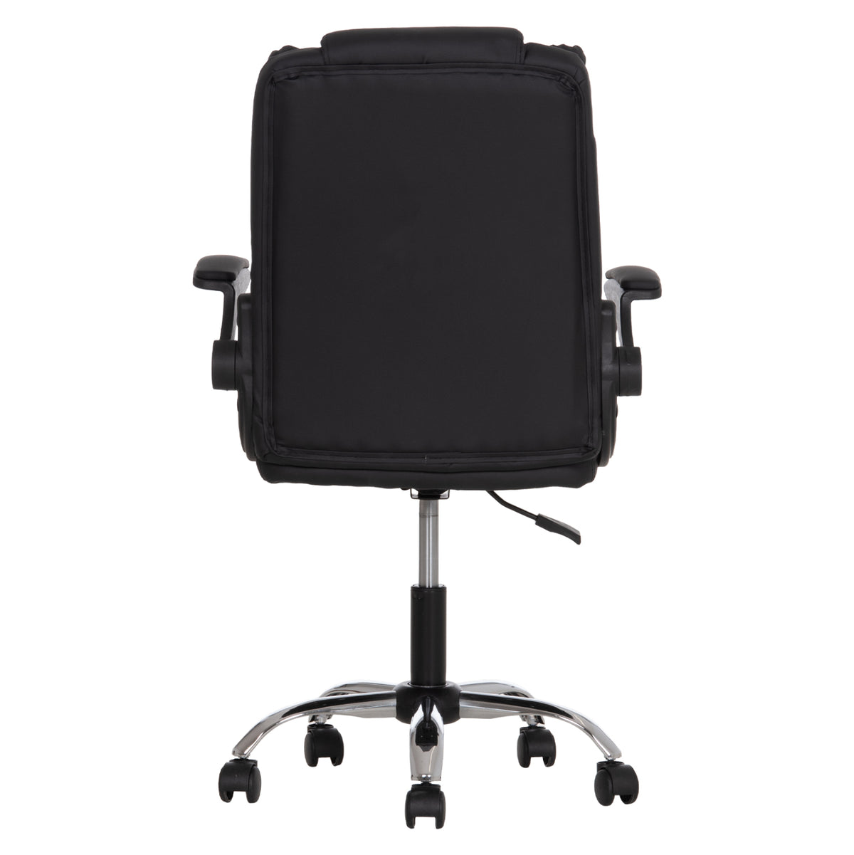 Office Chair Canan Hm1201.11 Black Pvc--chrome Base 63x62x93-101hcm.