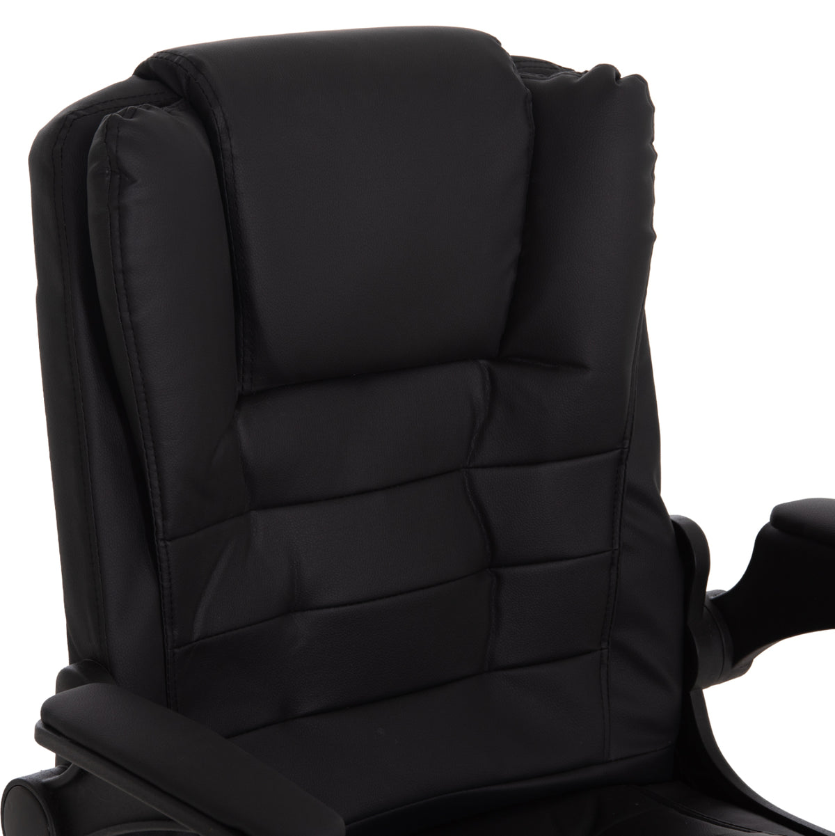 Office Chair Canan Hm1201.11 Black Pvc--chrome Base 63x62x93-101hcm.