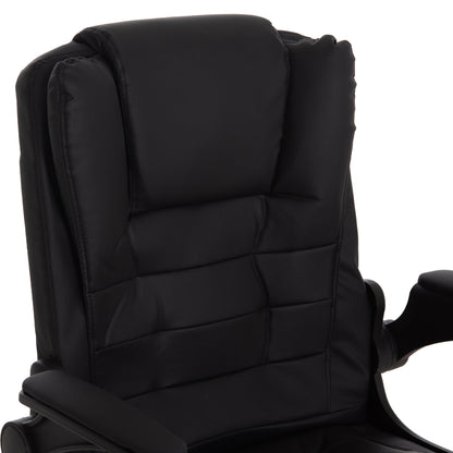 Office Chair Canan Hm1201.11 Black Pvc--chrome Base 63x62x93-101hcm.