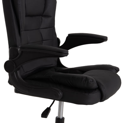 Office Chair Canan Hm1201.11 Black Pvc--chrome Base 63x62x93-101hcm.