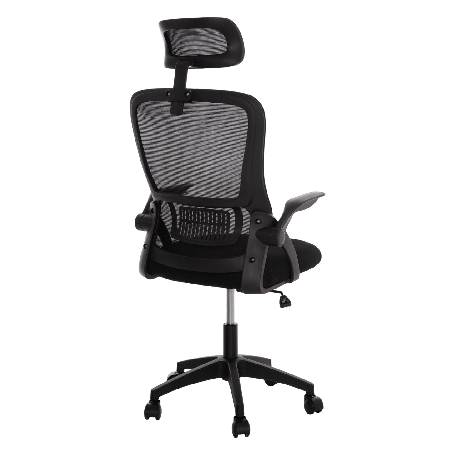 Office Chair Blazer Hm1205.01 Black Mesh Fabric--black Arms 60x58x110-130hcm.