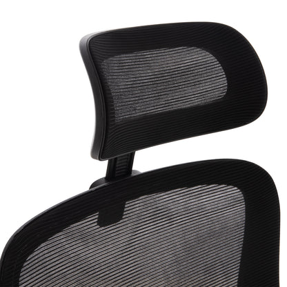 Office Chair Blazer Hm1205.01 Black Mesh Fabric--black Arms 60x58x110-130hcm.
