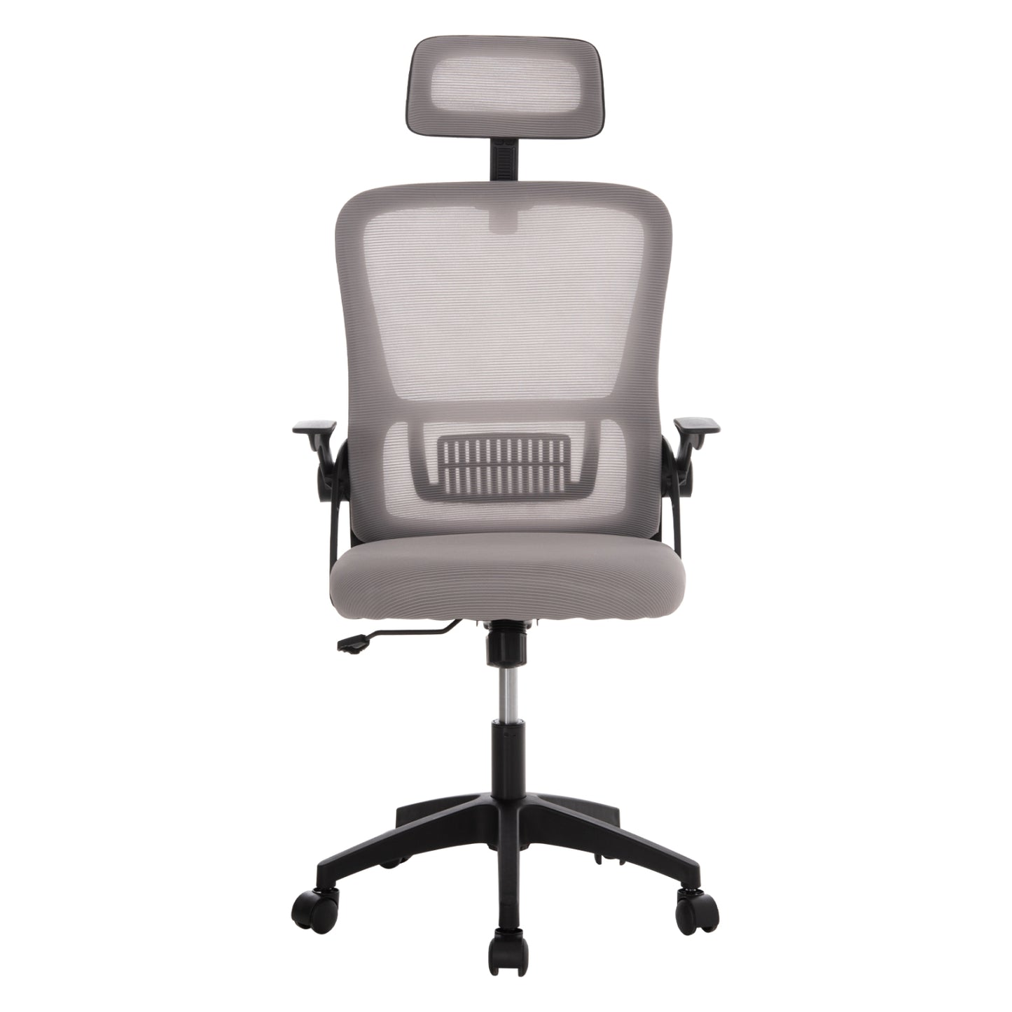 Office Chair Blazer Hm1205.05 Grey Mesh Fabric--black Frame 60x58x110-130hcm.