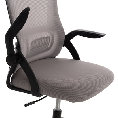 Office Chair Blazer Hm1205.05 Grey Mesh Fabric--black Frame 60x58x110-130hcm.