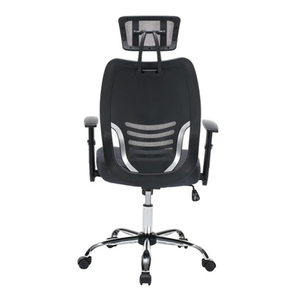 Office Chair Brief Hm1206.02 Grey Mesh Fabric--chromed Base 63x64x122hcm.