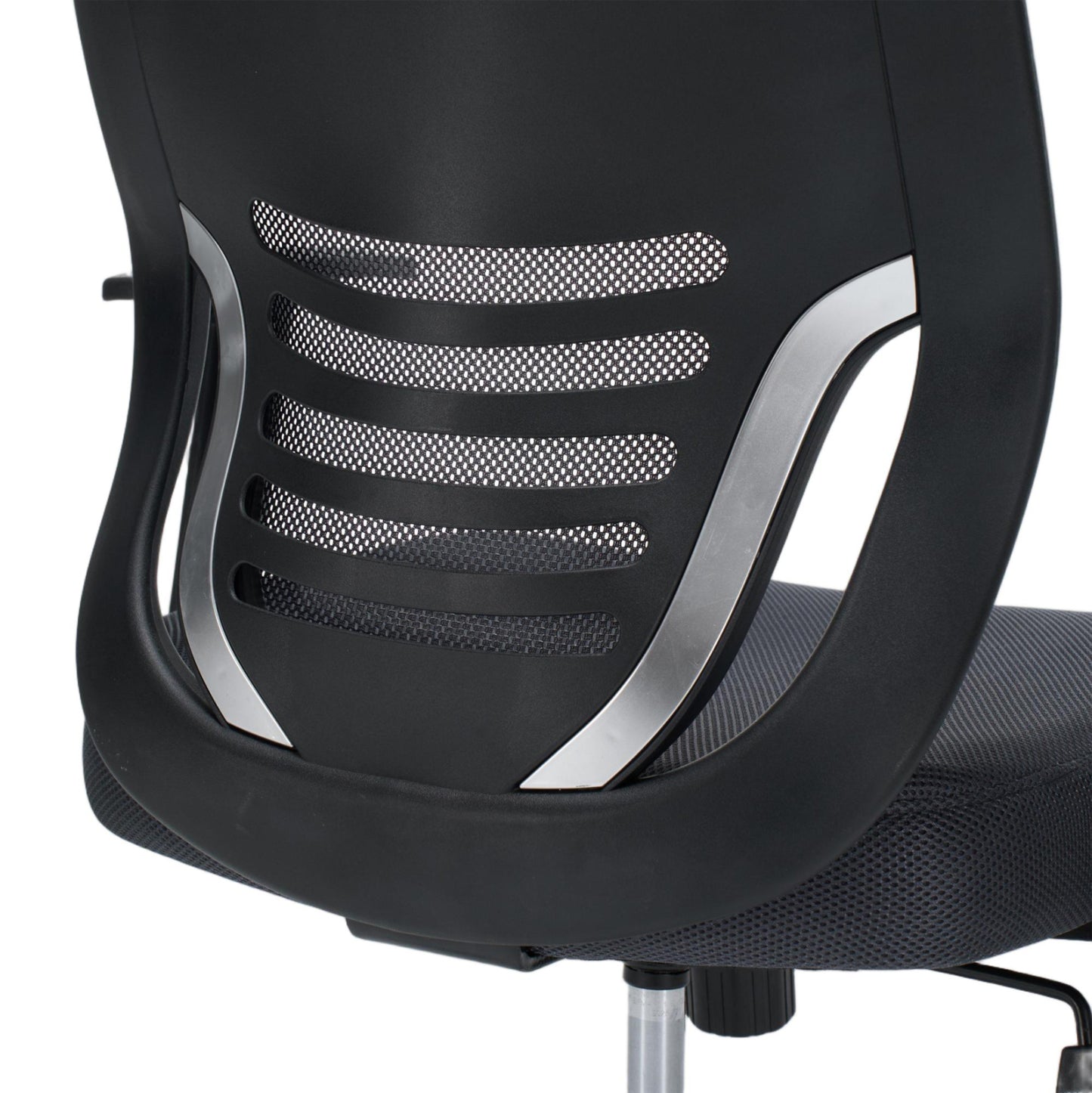Office Chair Brief Hm1206.02 Grey Mesh Fabric--chromed Base 63x64x122hcm.