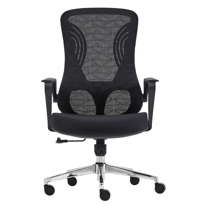 Office Chair Decifer Hm1212.01 Black Mesh Fabric--chromed Base 61x60x110hcm.