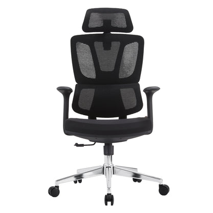 Office Chair Taskmaster Hm1216.01 Black Mesh Fabric--chromed Base 69x65x125hcm.