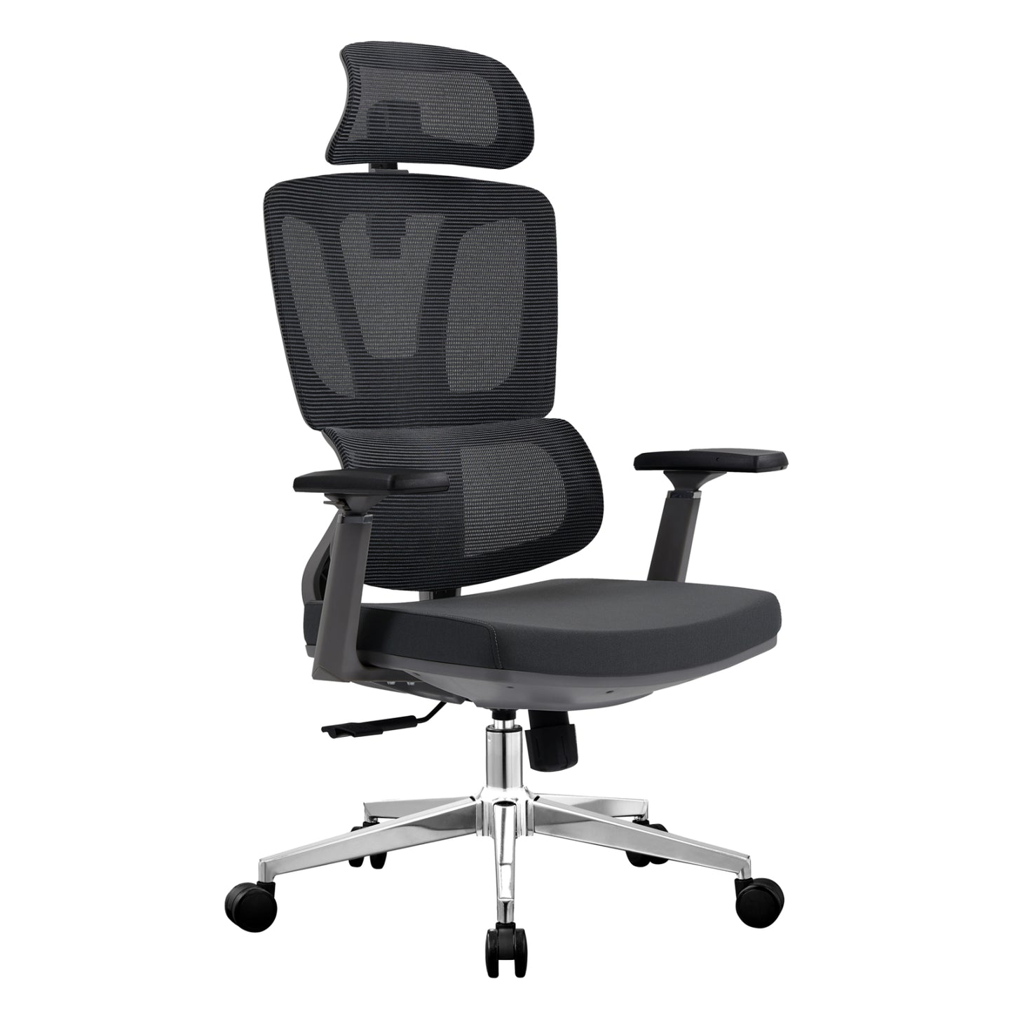 Office Chair Taskmaster Hm1216.01 Black Mesh Fabric--chromed Base 69x65x125hcm.