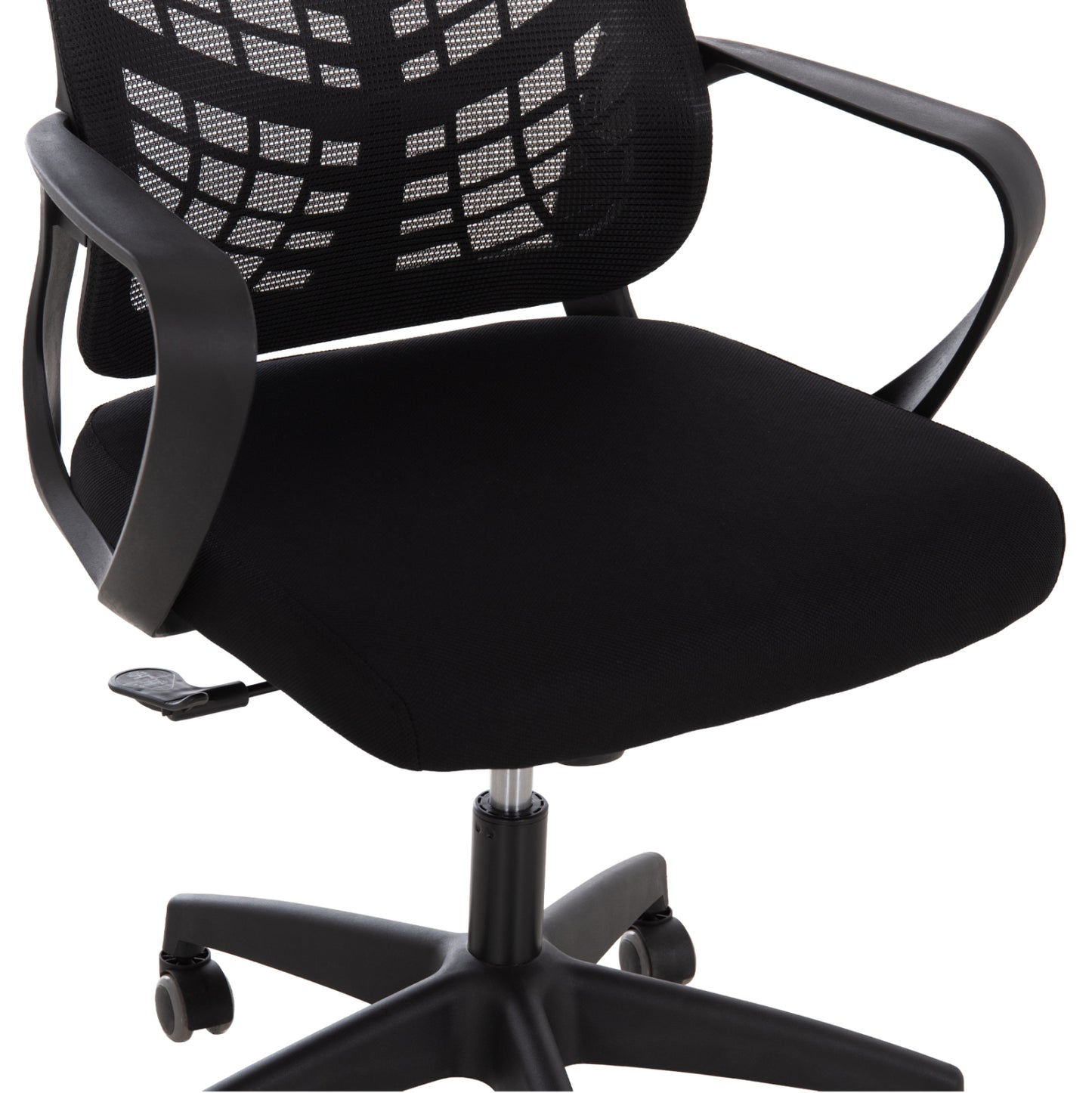 Office Chair Elvar Hm1219.01 Black Mesh--polypropylene Base 63x56x125hcm.