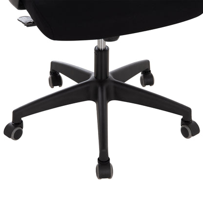 Office Chair Elvar Hm1219.01 Black Mesh--polypropylene Base 63x56x125hcm.