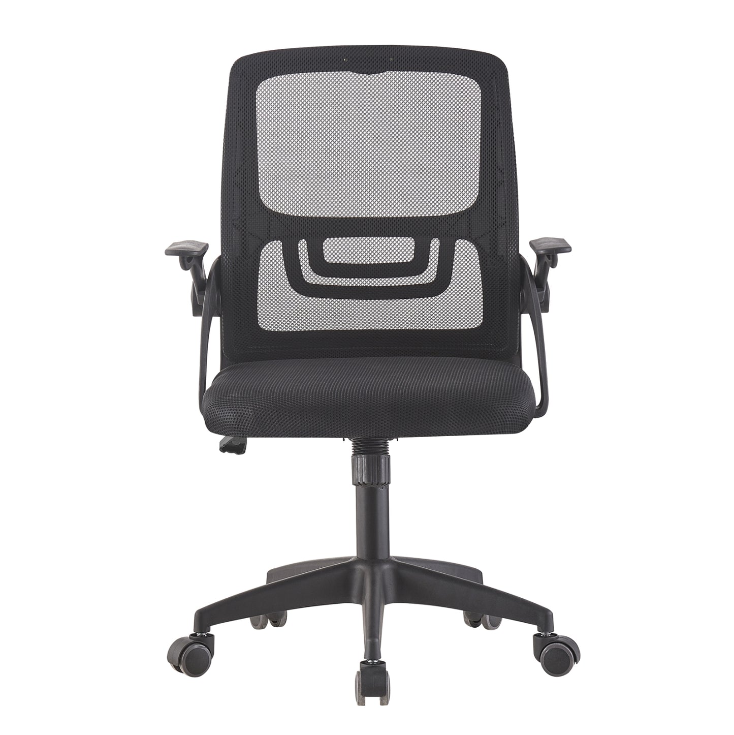 Office Chair Nettis Hm1220.01 Black Mesh--polypropylene Base 47x47x109-119hcm