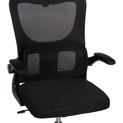 Office Chair Kesi Hm1222.01 Black Mesh Fabric & Pp 61x62x125hcm.