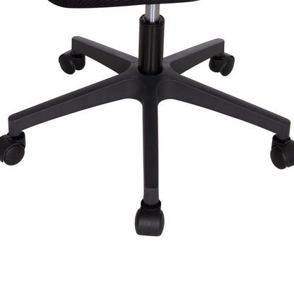Office Chair Kesi Hm1222.01 Black Mesh Fabric & Pp 61x62x125hcm.