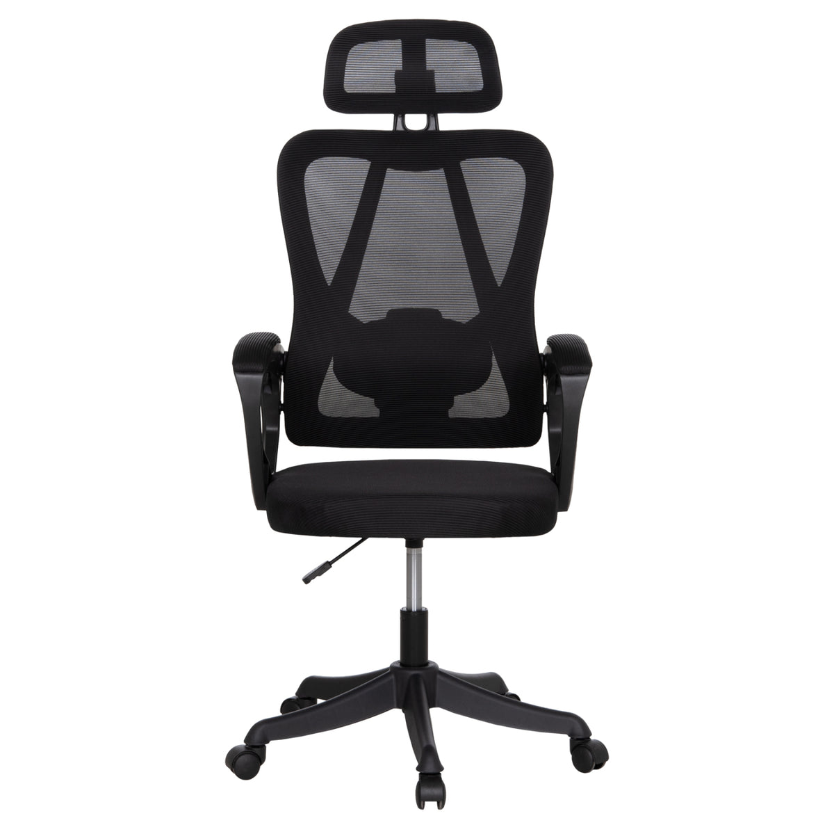 Office Chair Frantic Hm1224.01 Black Mesh & Polypropylene 60x66x130hcm.