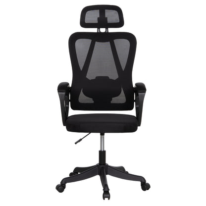 Office Chair Frantic Hm1224.01 Black Mesh & Polypropylene 60x66x130hcm.