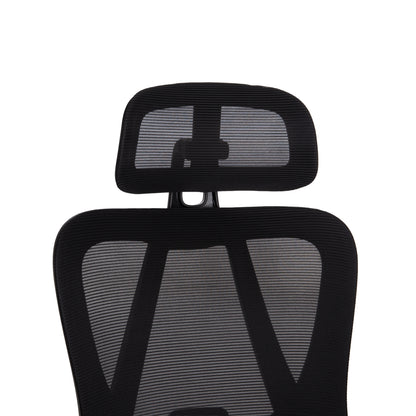 Office Chair Frantic Hm1224.01 Black Mesh & Polypropylene 60x66x130hcm.