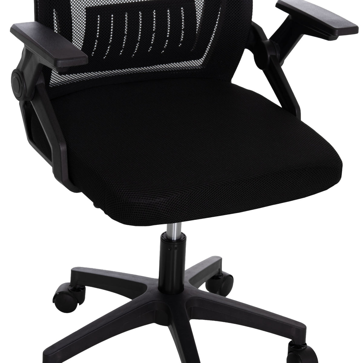 Office Chair Zenith Hm1225.01 Pp & Mesh In Black 58x55x100hcm