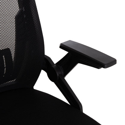Office Chair Zenith Hm1225.01 Pp & Mesh In Black 58x55x100hcm
