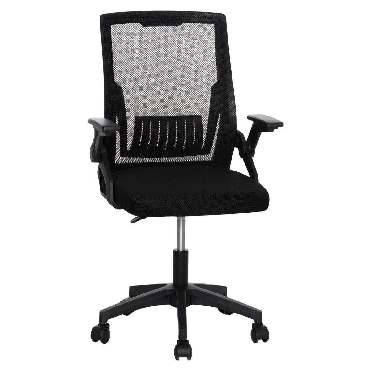 Office Chair Zenith Hm1225.01 Pp & Mesh In Black 58x55x100hcm