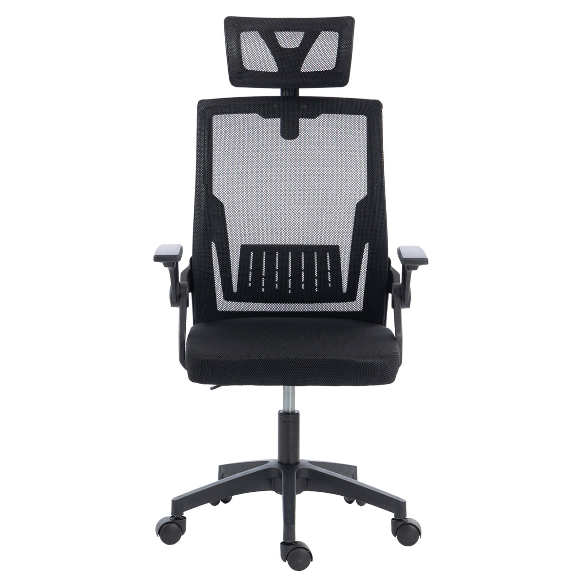 Office Chair Matron Hm1226.01 Black Pp & Mesh Fabric 47x47x128hcm.