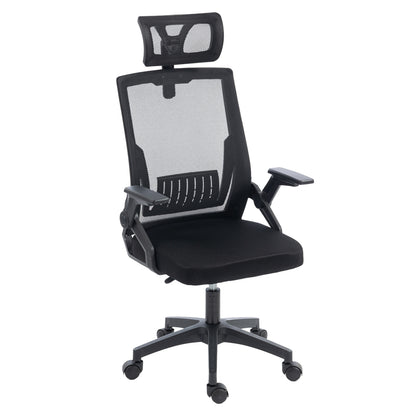 Office Chair Matron Hm1226.01 Black Pp & Mesh Fabric 47x47x128hcm.