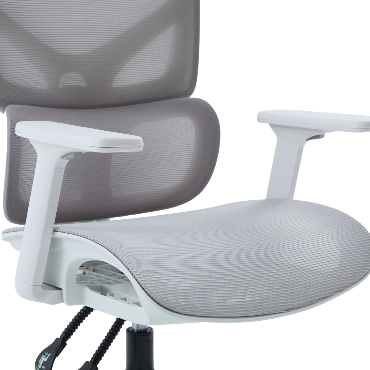 Office Chair Apex Hm1227.02 White Pp--light Grey Mesh Fabric 68x68x120-130hcm.