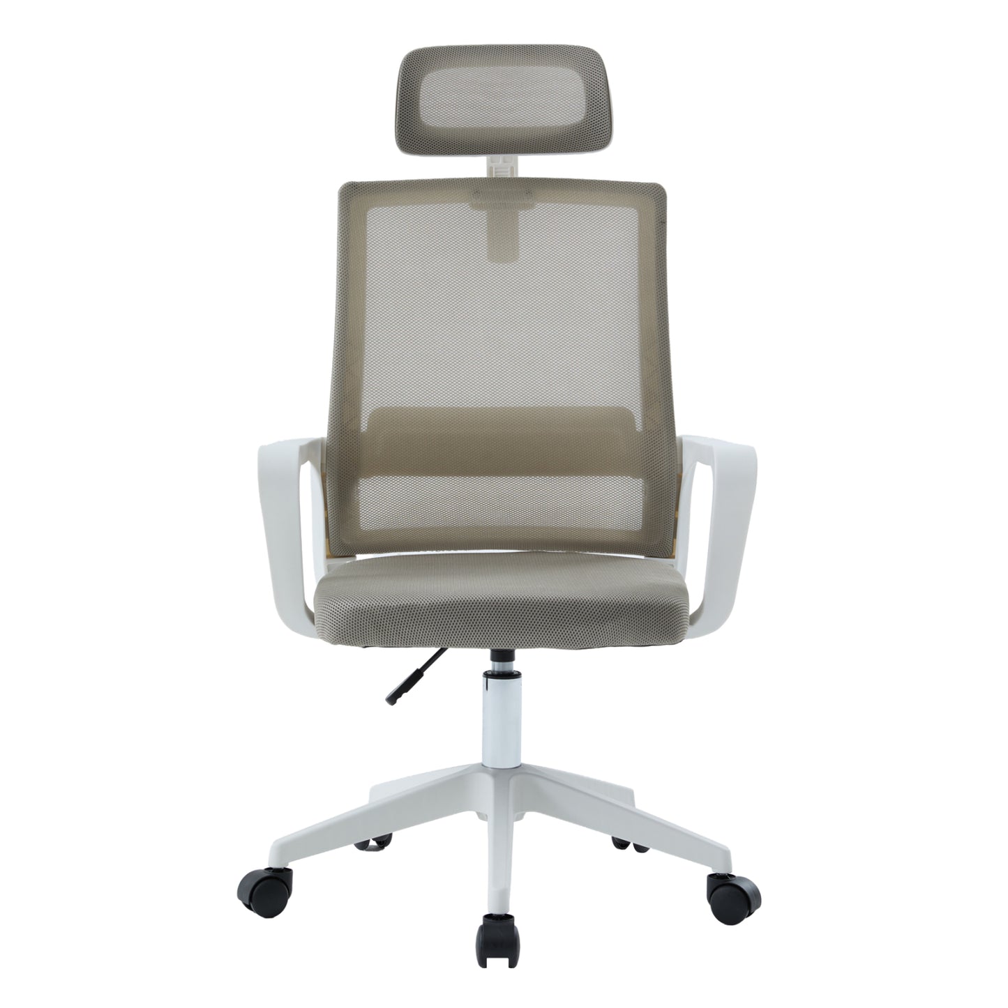 Office Chair Velocity Hm1229.02 White Pp--light Grey Mesh Fabric 61x62x123hcm.