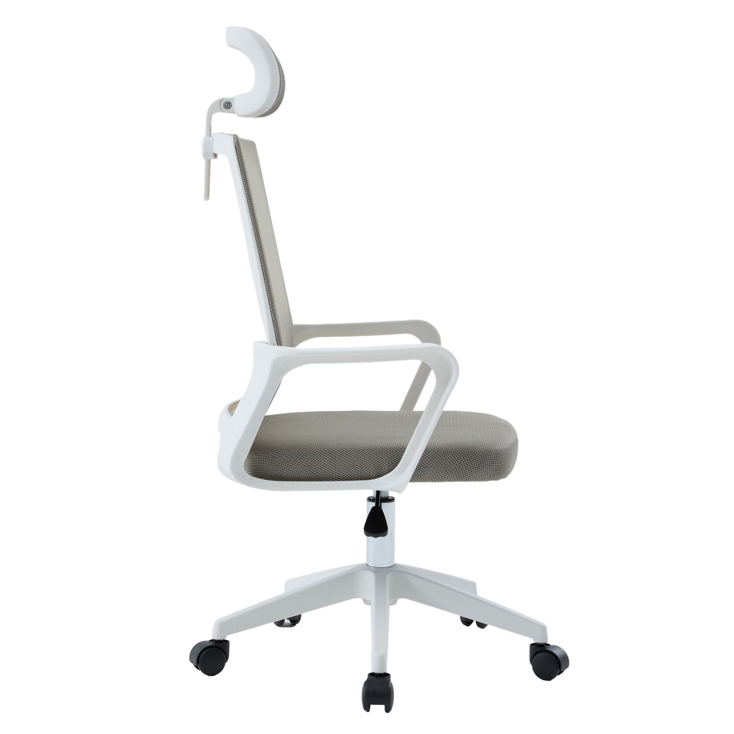 Office Chair Velocity Hm1229.02 White Pp--light Grey Mesh Fabric 61x62x123hcm.