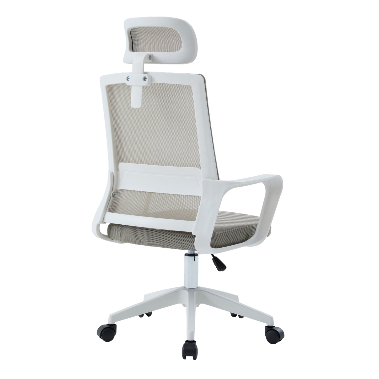 Office Chair Velocity Hm1229.02 White Pp--light Grey Mesh Fabric 61x62x123hcm.