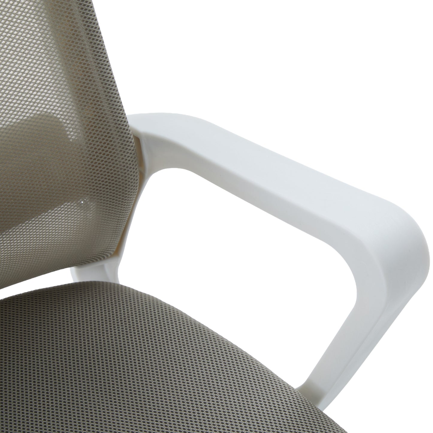 Office Chair Velocity Hm1229.02 White Pp--light Grey Mesh Fabric 61x62x123hcm.