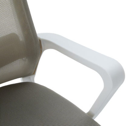 Office Chair Velocity Hm1229.02 White Pp--light Grey Mesh Fabric 61x62x123hcm.