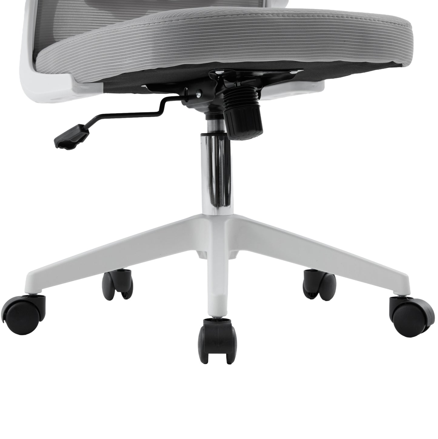 Office Chair Floater Hm1230.02 White Pp--light Grey Mesh 62x62x106-116hcm.