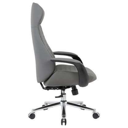 Premium Office Chair Velum Hm1233.10 Grey Pu--chromed Base 71x69x116-122hcm
