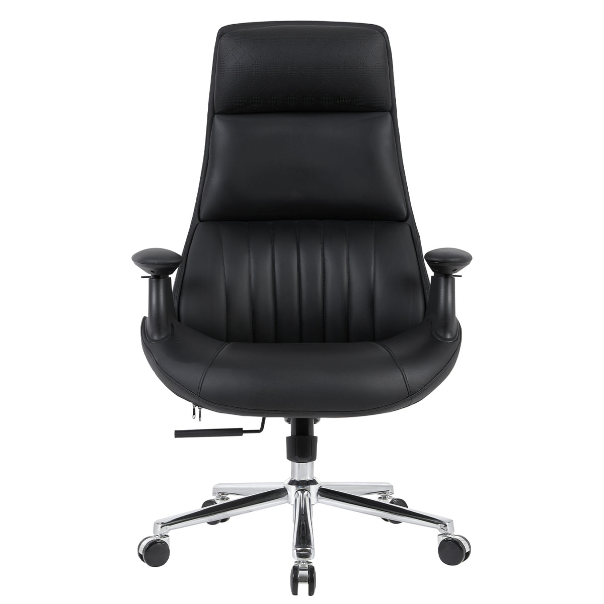 Premium Office Chair Pulse Hm1234.01 Black Pu--chromed Base 73x70x115-121(h)cm