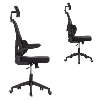 Office Chair Baston Hm18236.01 Black Mesh Fabric & Pp Frame 64x60x117-127hcm.