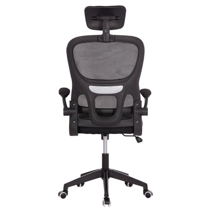Office Chair Baston Hm18236.01 Black Mesh Fabric & Pp Frame 64x60x117-127hcm.