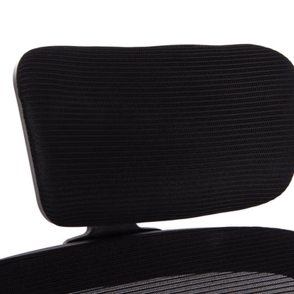 Office Chair Baston Hm18236.01 Black Mesh Fabric & Pp Frame 64x60x117-127hcm.