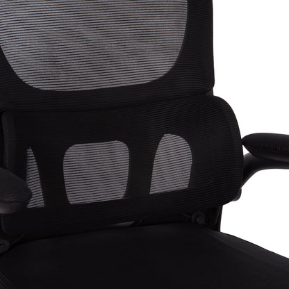 Office Chair Baston Hm18236.01 Black Mesh Fabric & Pp Frame 64x60x117-127hcm.