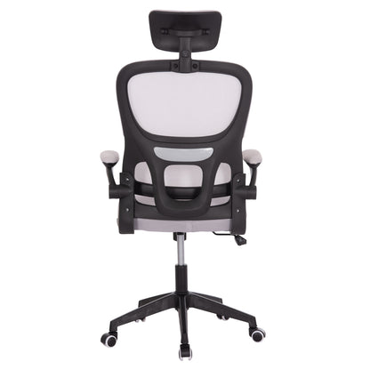 Office Chair Baston Hm18236.02 Grey Mesh Fabric & Black Pp Frame 64x60x127hcm.