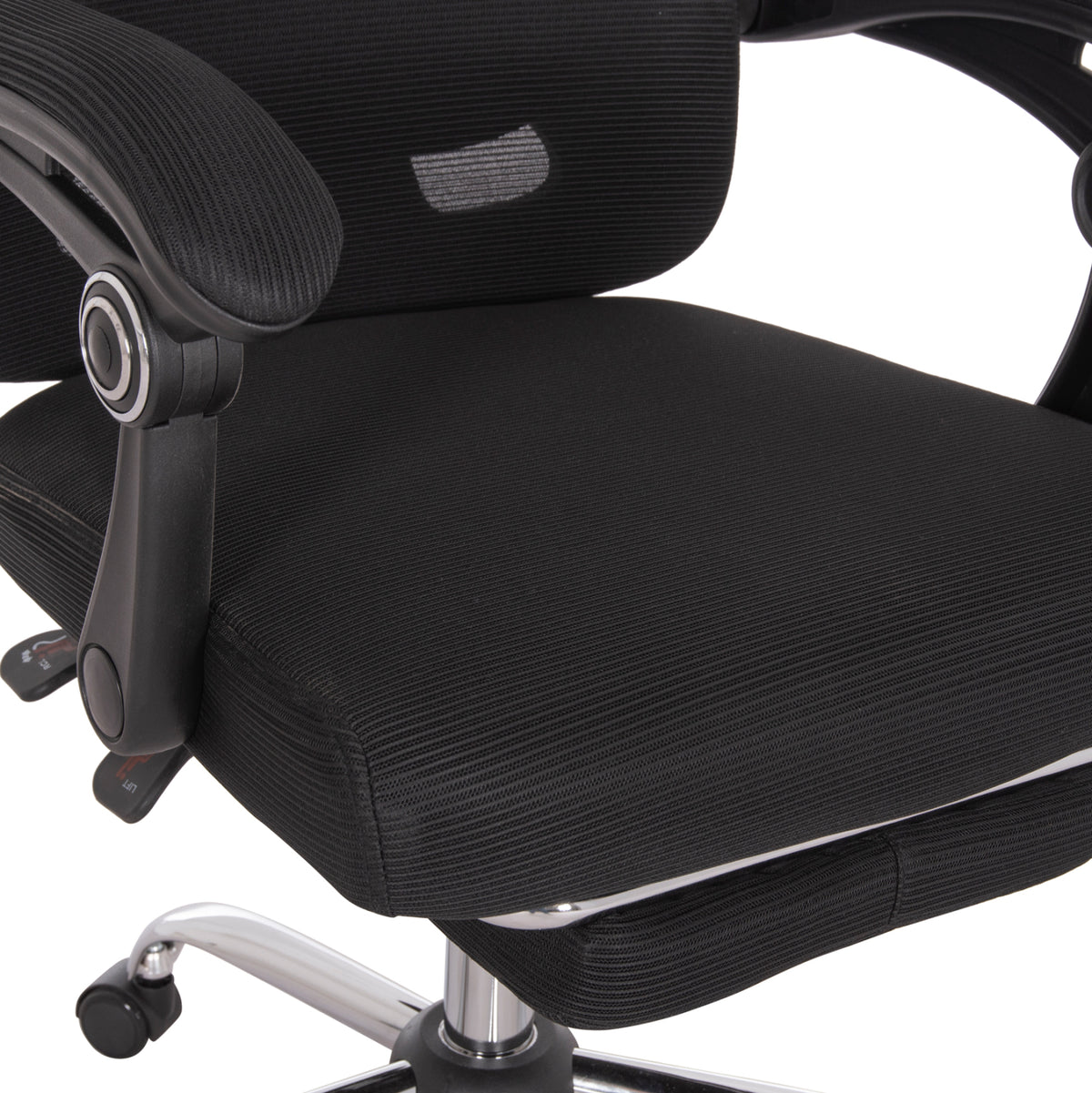 Office Chair Barnet Hm18258.01 Black Mesh-black Frame Nylon 61x62x123hcm.