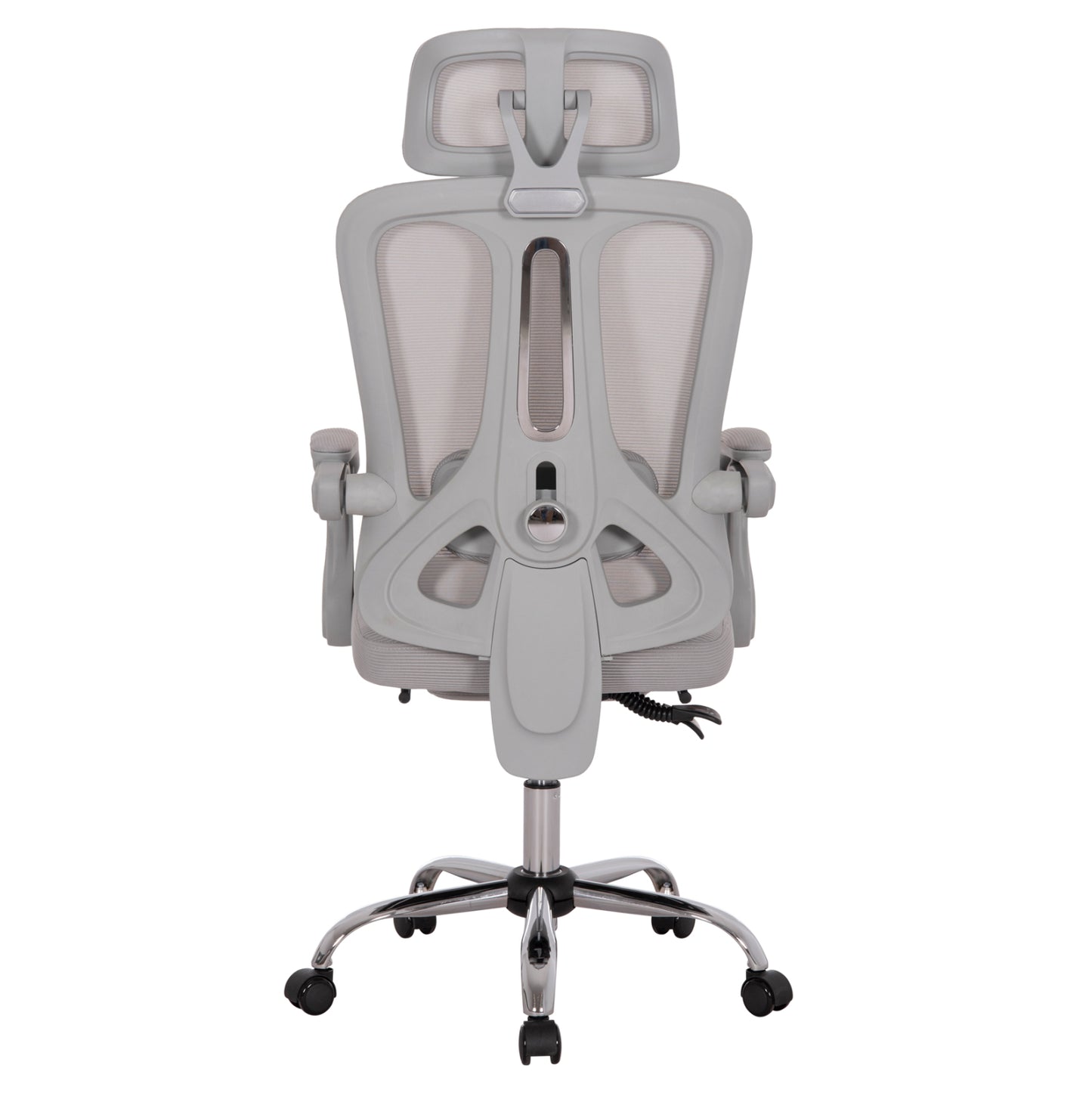 Office Chair Barnet Hm18258.02 Grey Mesh-grey Frame Nylon 61x62x123hcm.