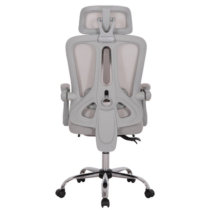 Office Chair Barnet Hm18258.02 Grey Mesh-grey Frame Nylon 61x62x123hcm.