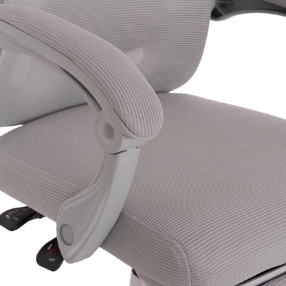 Office Chair Barnet Hm18258.02 Grey Mesh-grey Frame Nylon 61x62x123hcm.