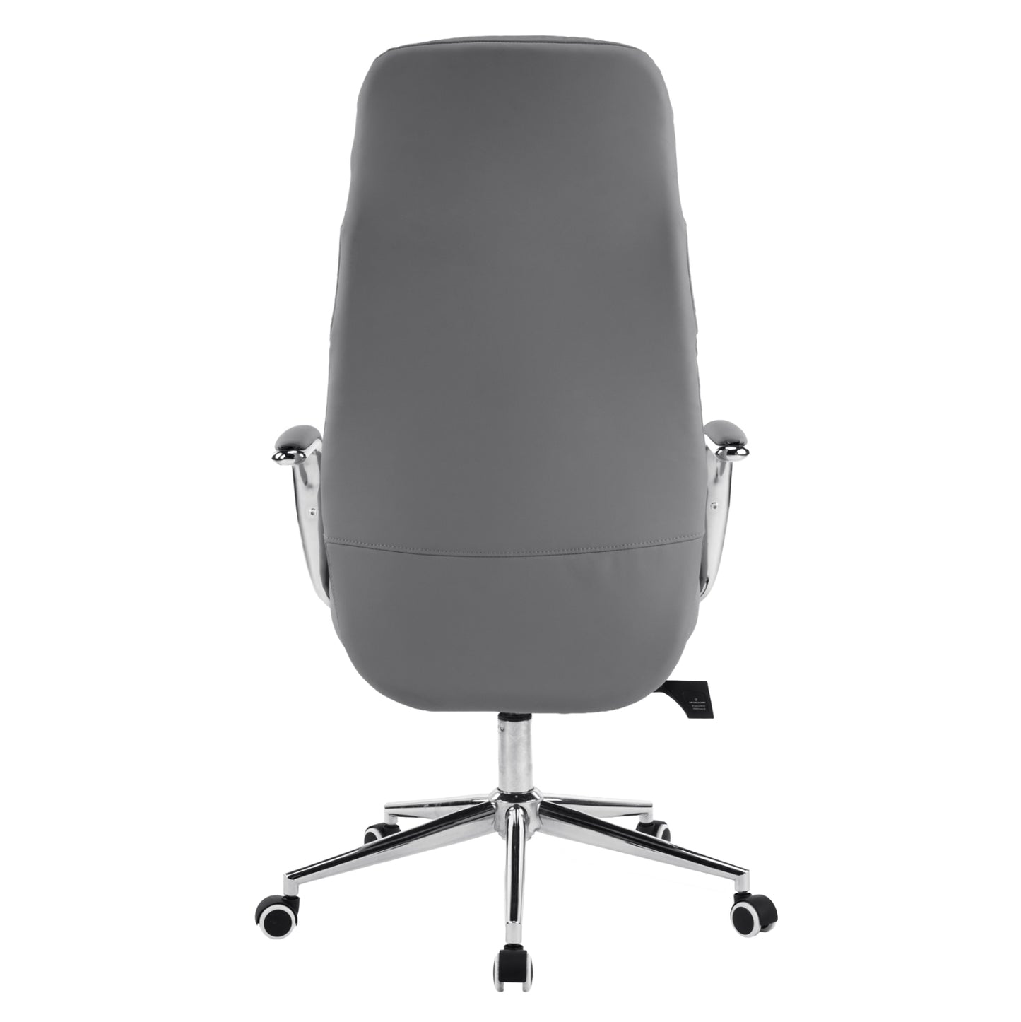 Office Chair Teeter Hm18355.10 Grey Pu Leather--chromed Base 67x66x121hcm.